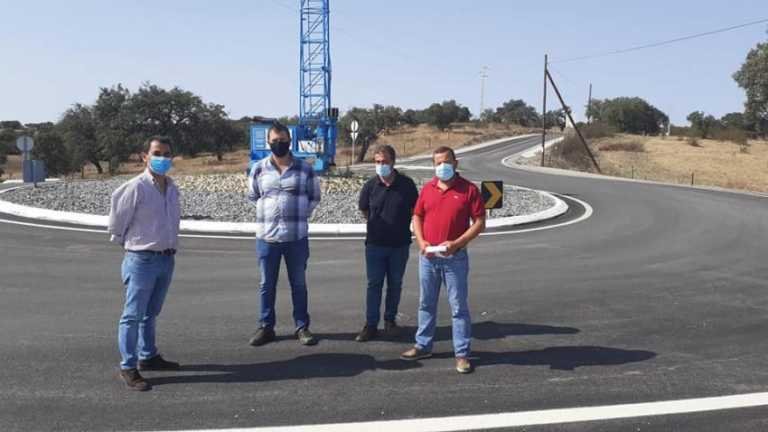 Obras na estrada de ligação a Santa Bárbara de Padrões e Mina de Neves-Corvo quase concluídas
