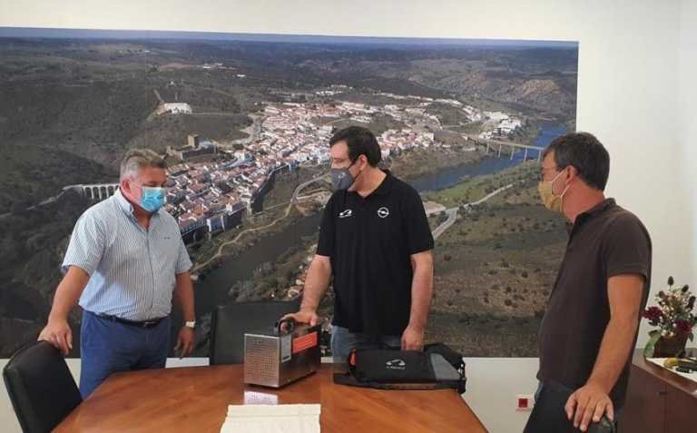 Mértola recebeu equipamento de desinfeção de viaturas