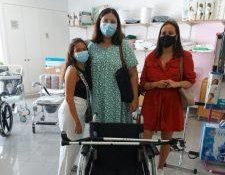 Beja: Alunos oferecem cadeira de rodas à equipa comunitária de suporte à equipa de Cuidados Paliativos da ULSBA