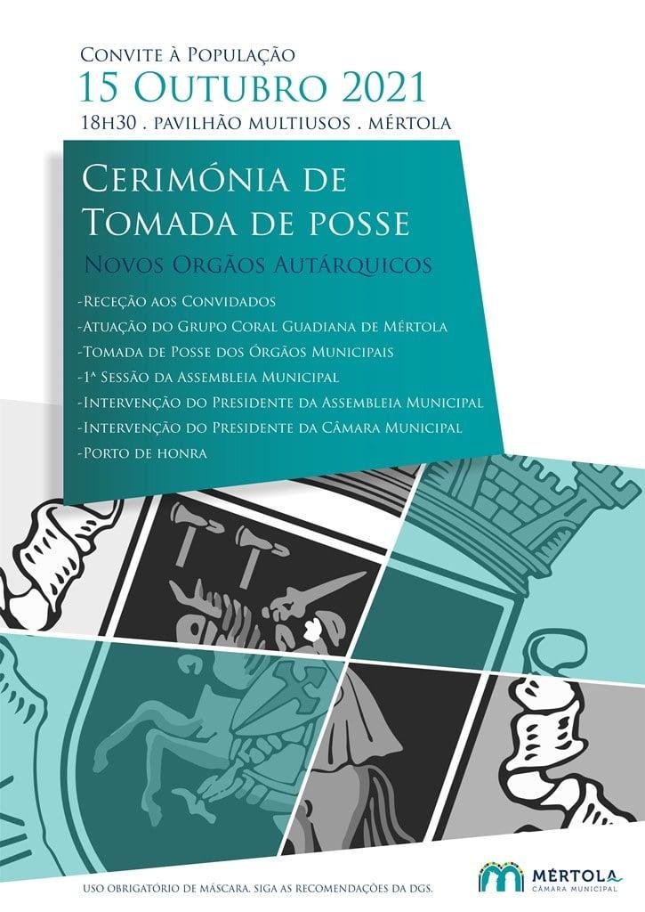 Mértola: Eleitos aos órgãos autárquicos tomam posse na sexta-feira