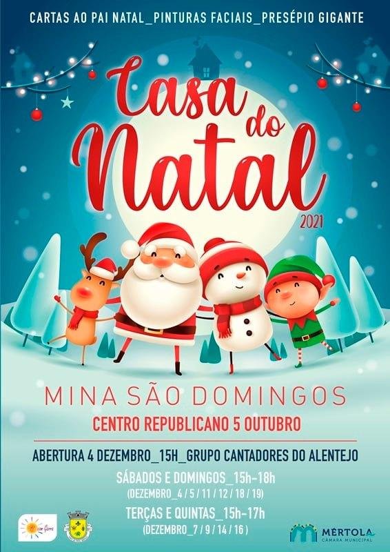 Casa do Natal na Mina de S. Domingos abre hoje as portas ao público