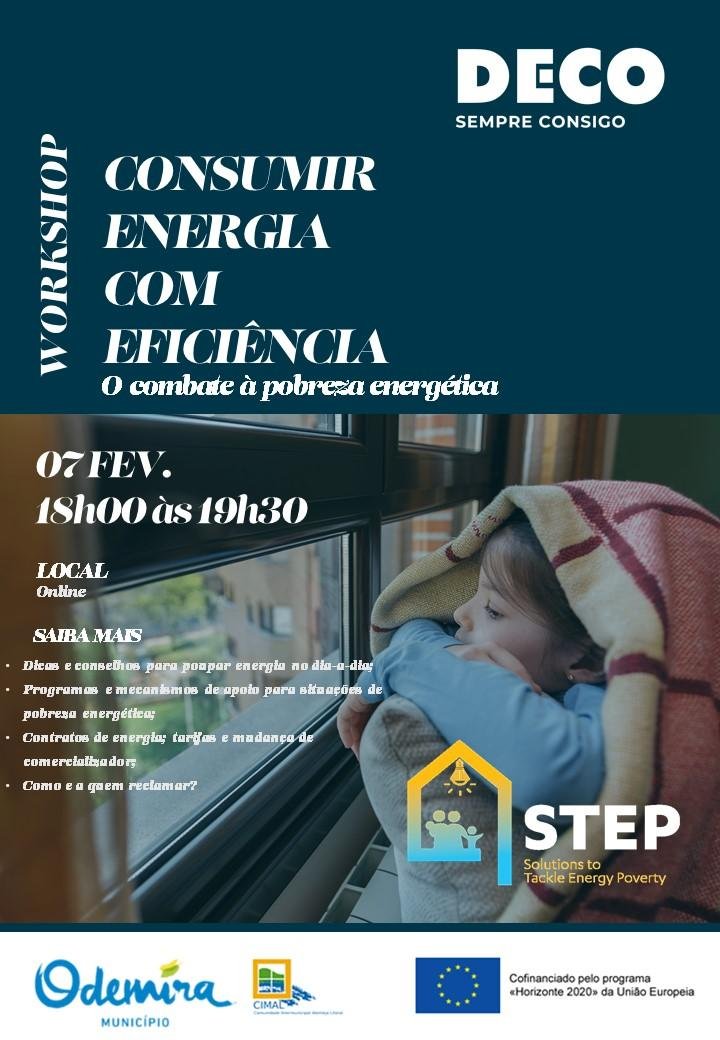 Odemira: Câmara e DECO promovem workshop “Consumir energia com eficiência – O combate à pobreza energética”