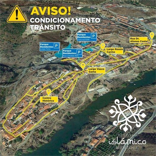 Mértola: Trânsito e estacionamento condicionados em várias ruas