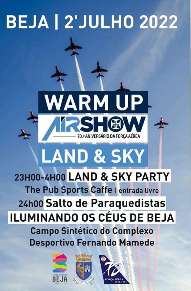 Rádio Castrense Beja acolhe "Warm Up" Air Show no dia que antecede o