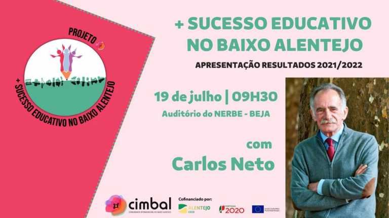CIMBAL promove sessão de apresentação de resultados do projeto + Sucesso Educativo do Baixo Alentejo
