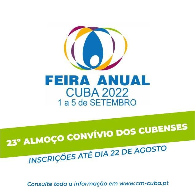 Cuba promove 23.º almoço-convívio dos Cubenses em setembro