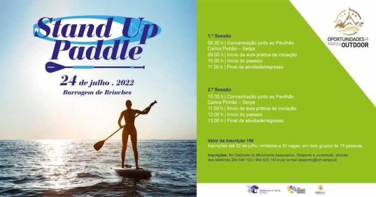 Serpa: Barragem de Brinches recebe Stand Up Paddle no dia 24