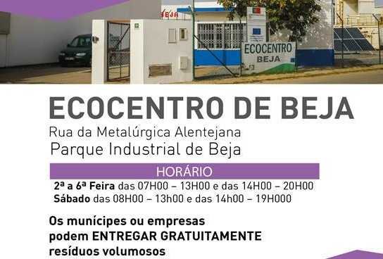 Ecocentro de Beja está em funcionamento