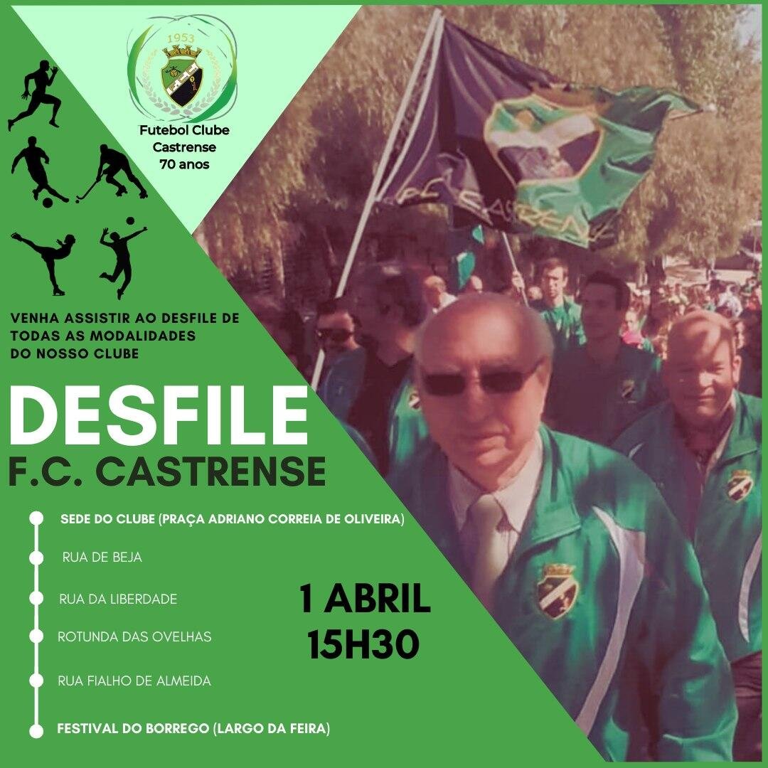 Futebol Clube Castrense completa este sábado 70 anos de vida