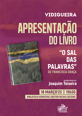 “O Sal das Palavras” é apresentado em Vidigueira no dia 18