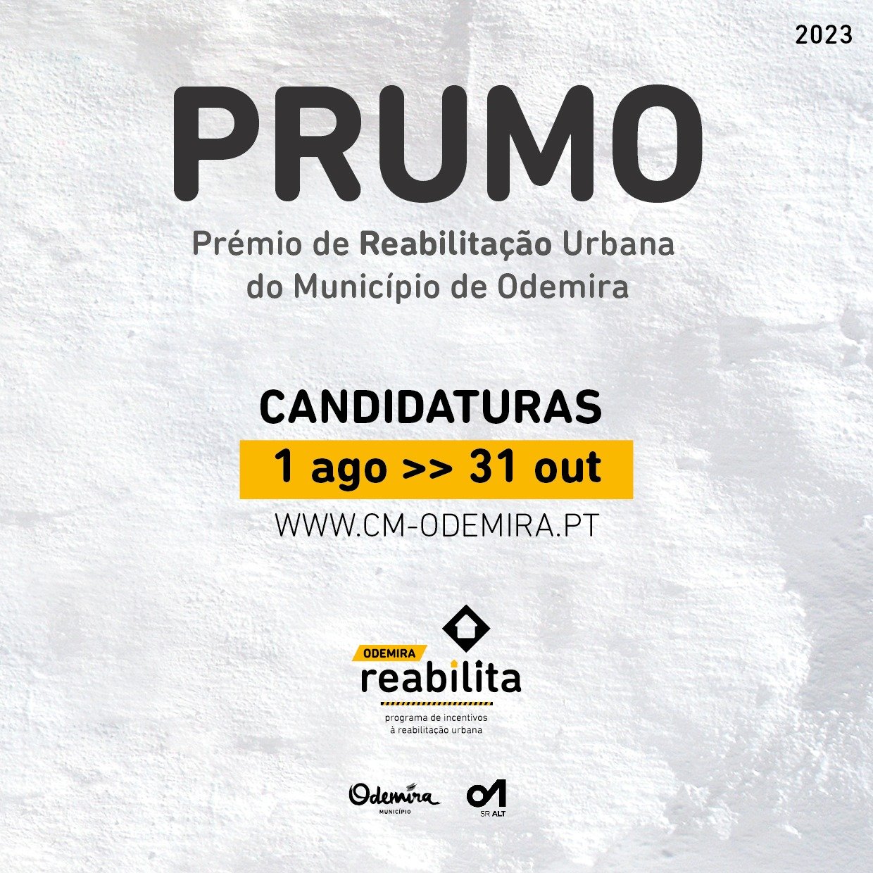 Odemira tem abertas as candidaturas ao Prémio de Reabilitação Urbana