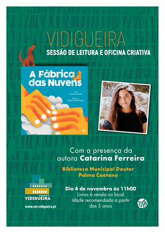 Vidigueira – Sessão de Leitura e oficina criativa com Catarina Ferreira