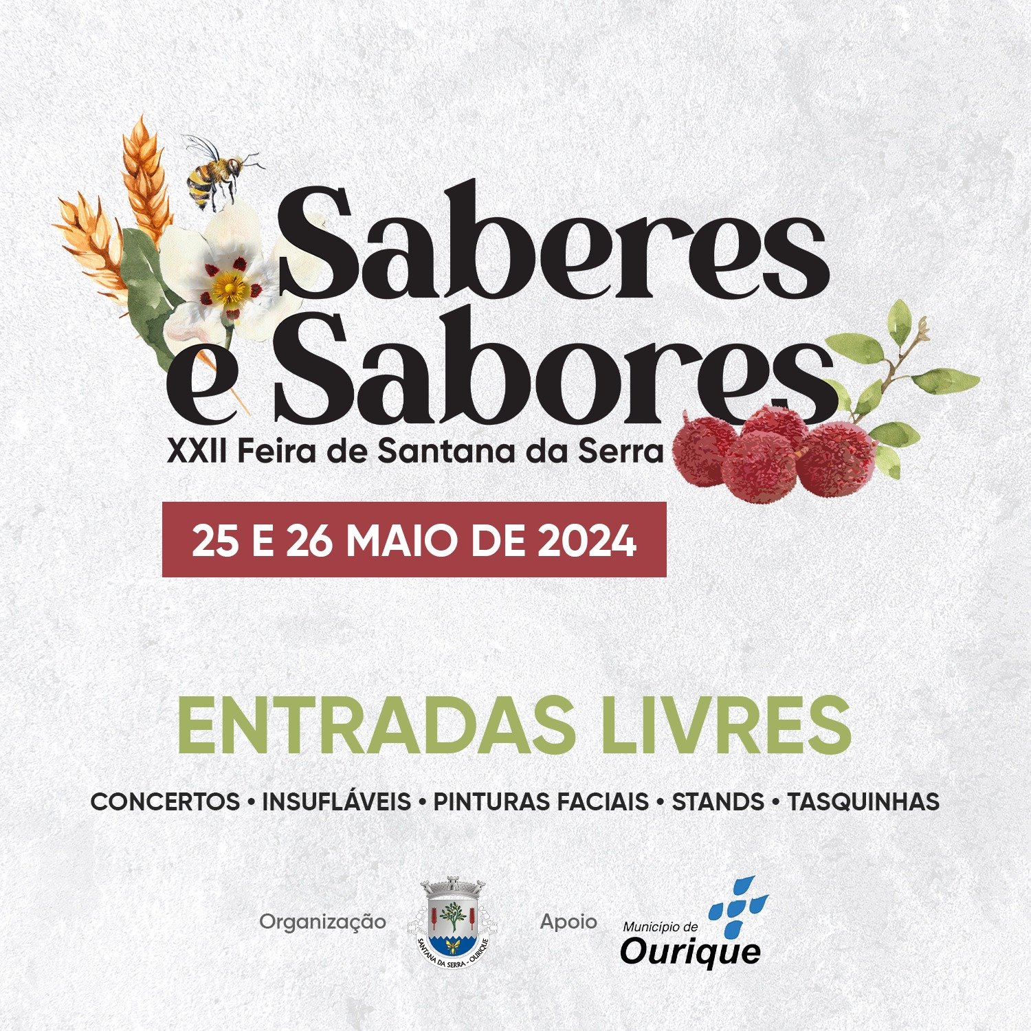 XXII Feira dos Saberes e Sabores de Santana da Serra realiza-se este fim de semana