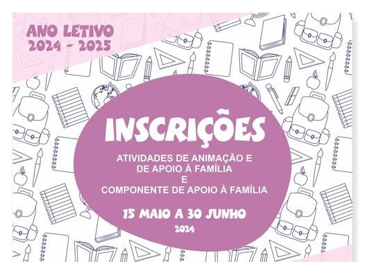 Aljustrel abre inscrições para Atividades de Animação e de Apoio às Famílias e Auxílios Económicos