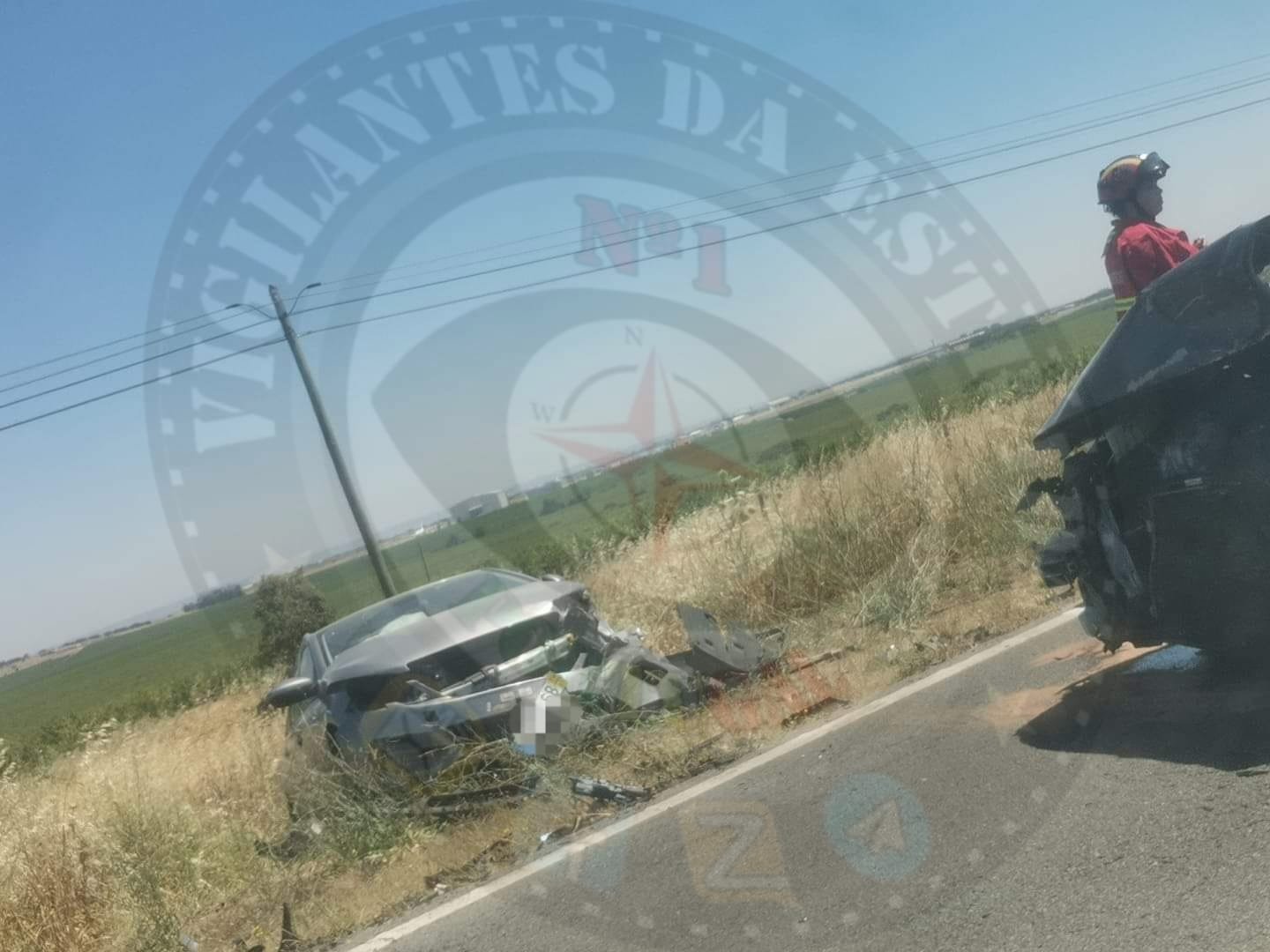 Beringel: Colisão Rodoviária causa três feridos
