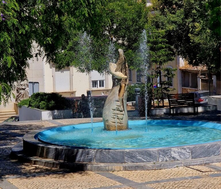 Câmara de Beja reativou o repuxo do Largo do Tribunal