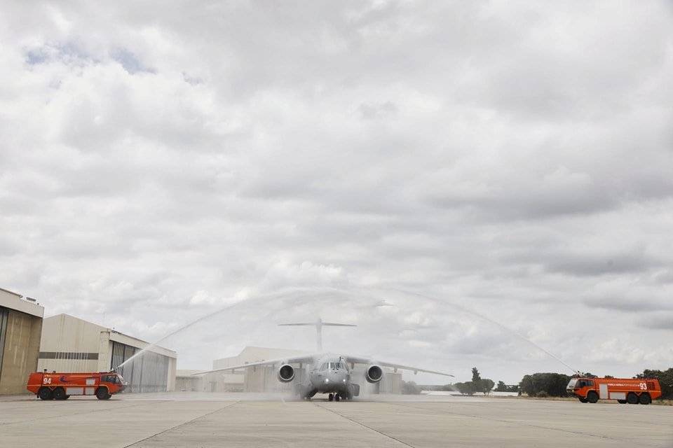 Base Aérea de Beja recebeu hoje mais um avião KC-390
