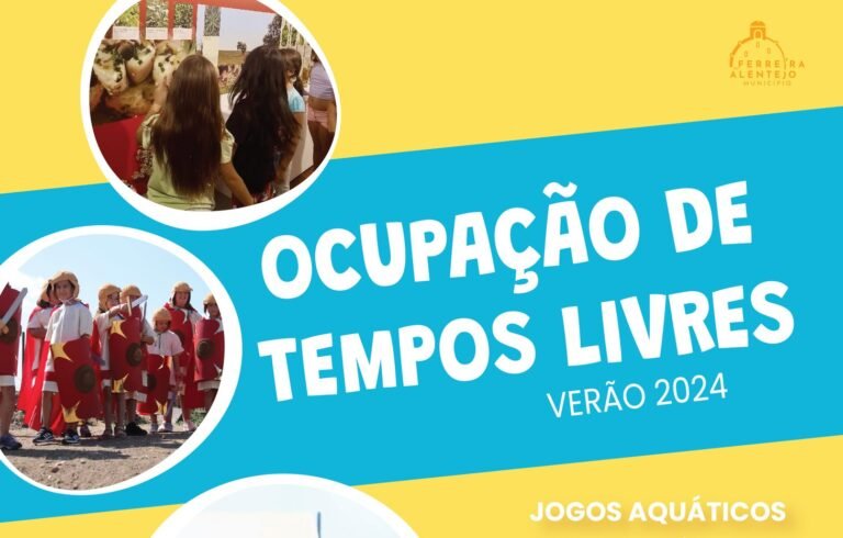 Ferreira do Alentejo disponibiliza Oficinas de Ocupação de Tempos Livres