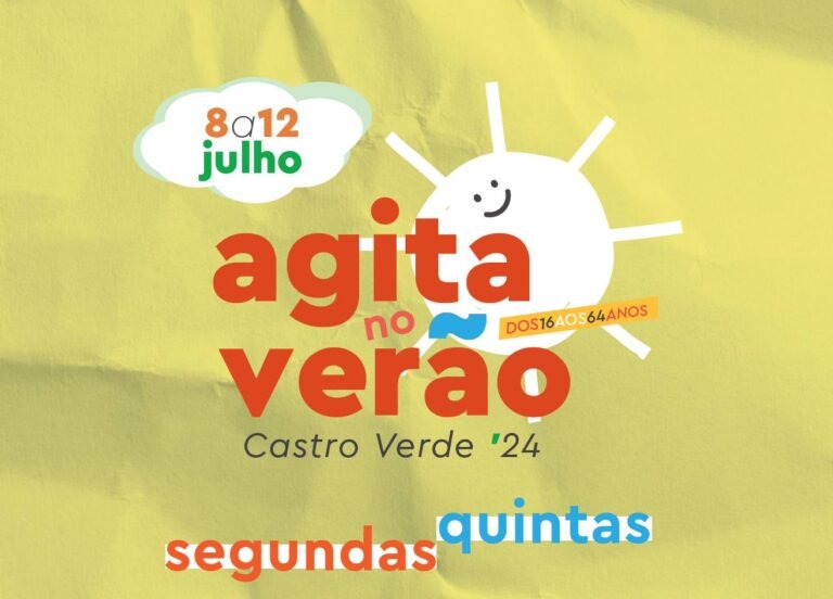 Castro Verde: realiza-se hoje uma aula de Total fitness com o”Agita no Verão”