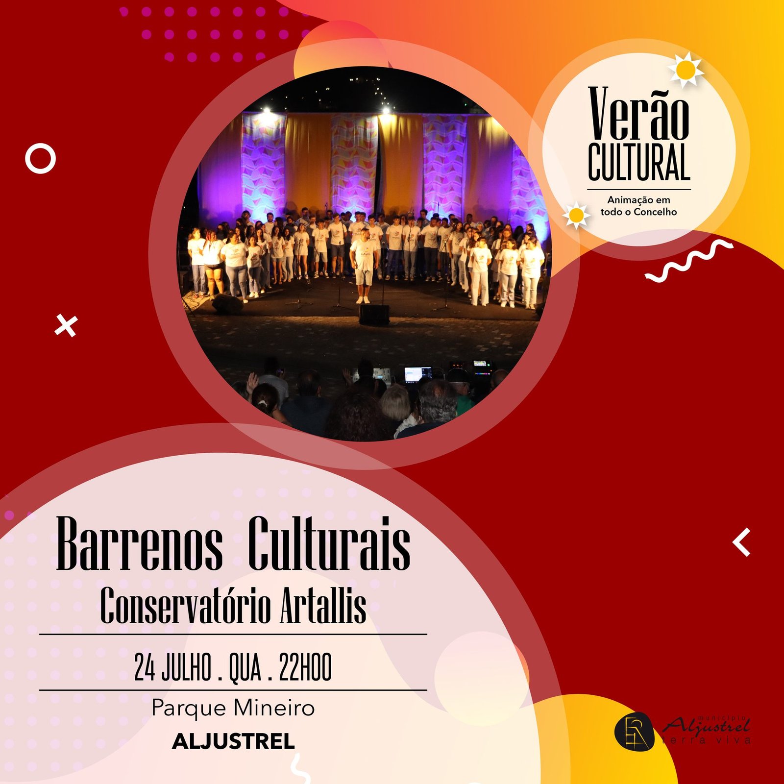 Aljustrel recebe concerto do Conservatório Artallis no próximo dia 24 de julho