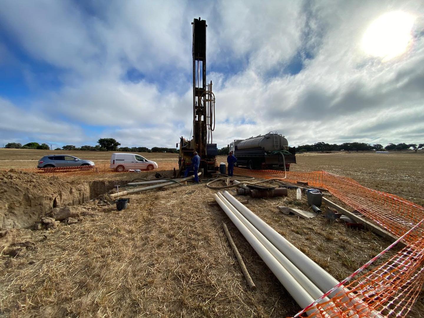 Ferreira do Alentejo reforça abastecimento de água a Canhestros através de um novo furo