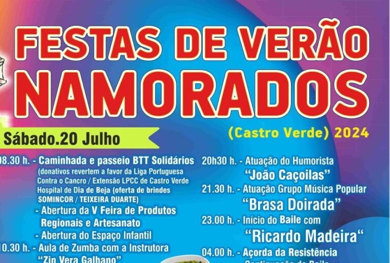 Castro Verde: Localidade dos Namorados está em festa a partir de hoje