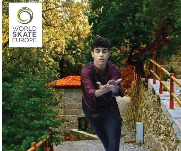 Atleta de Cuba participa no Campeonato da Europa de Patinagem Artística