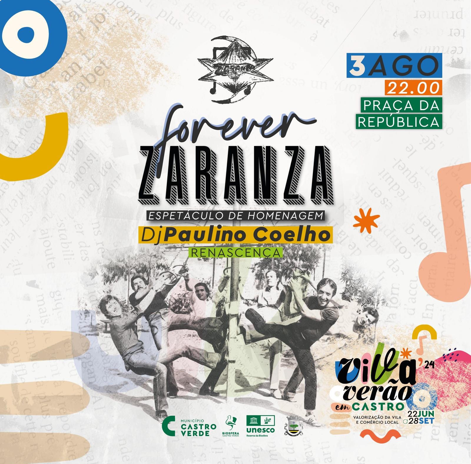 Castro Verde promove hoje  o espetáculo de homenagem “Forever Zaranza”