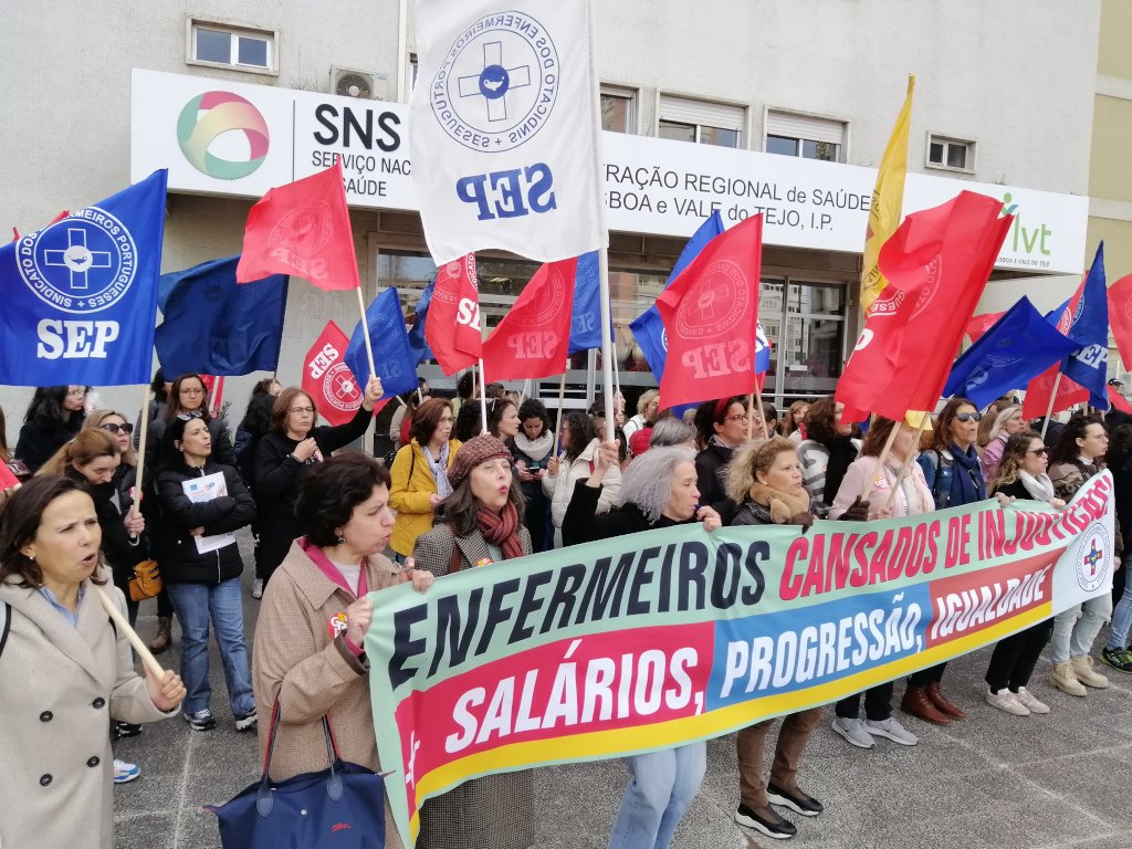 Enfermeiros em greve esta sexta-feira exigem valorização da carreira e melhores salários