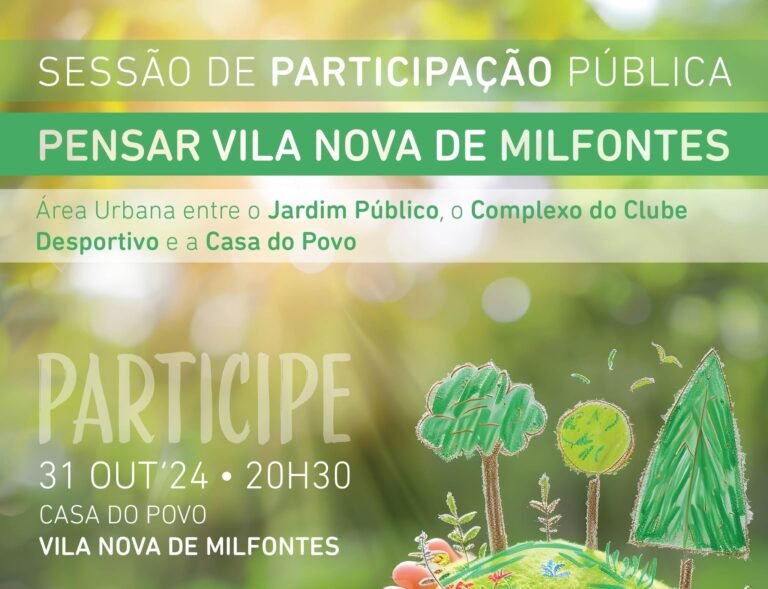 Odemira: Participação Pública “para pensar Vila Nova de Milfontes” acontece hoje