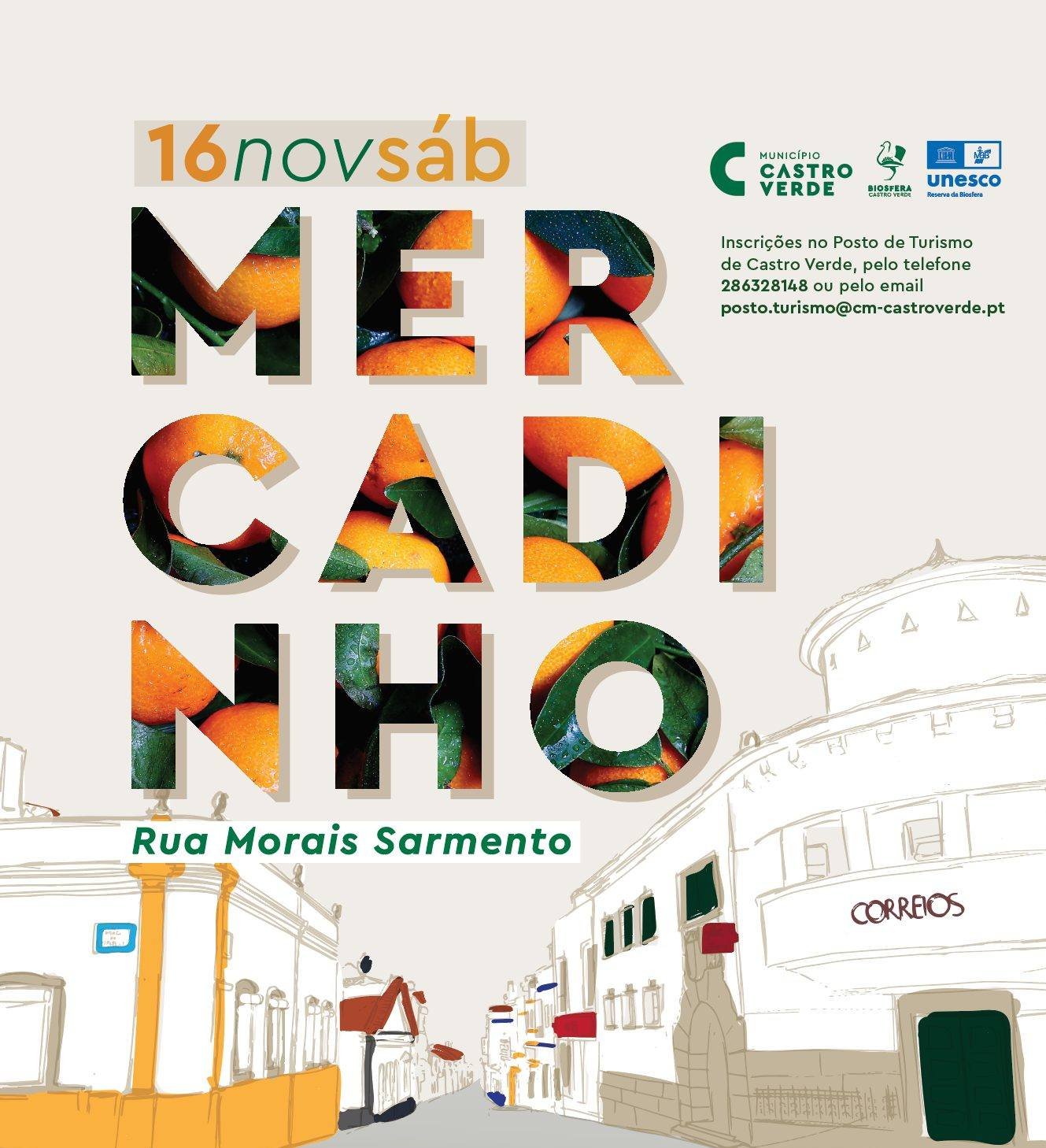 Castro Verde: Hoje há Mercadinho na Rua Morais Sarmento
