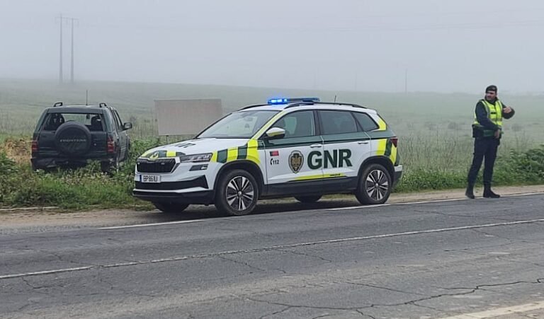 GNR de Beja detetou 282 infrações de trânsito entre 8 a 13 de abril