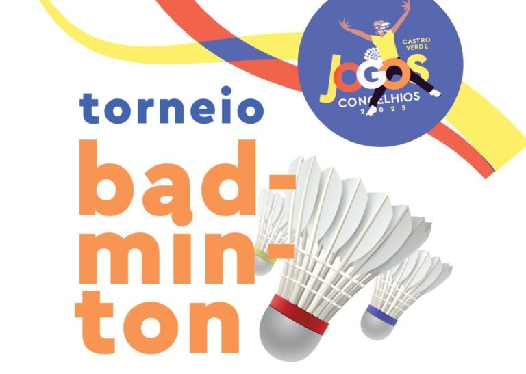 Castro Verde acolhe um Torneio de Badminton este terça-feira