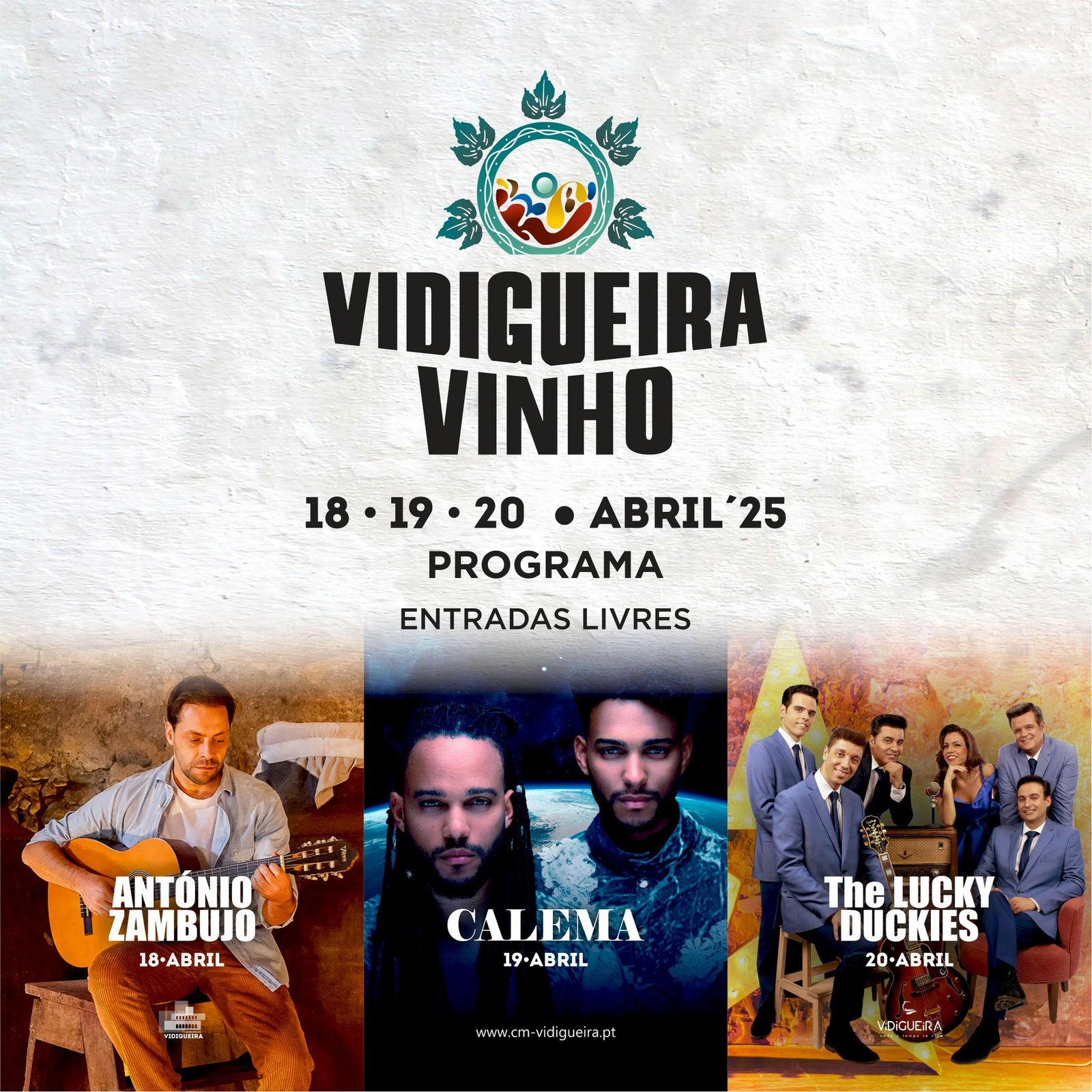 Calema sobem hoje ao palco no Vidigueira Vinho