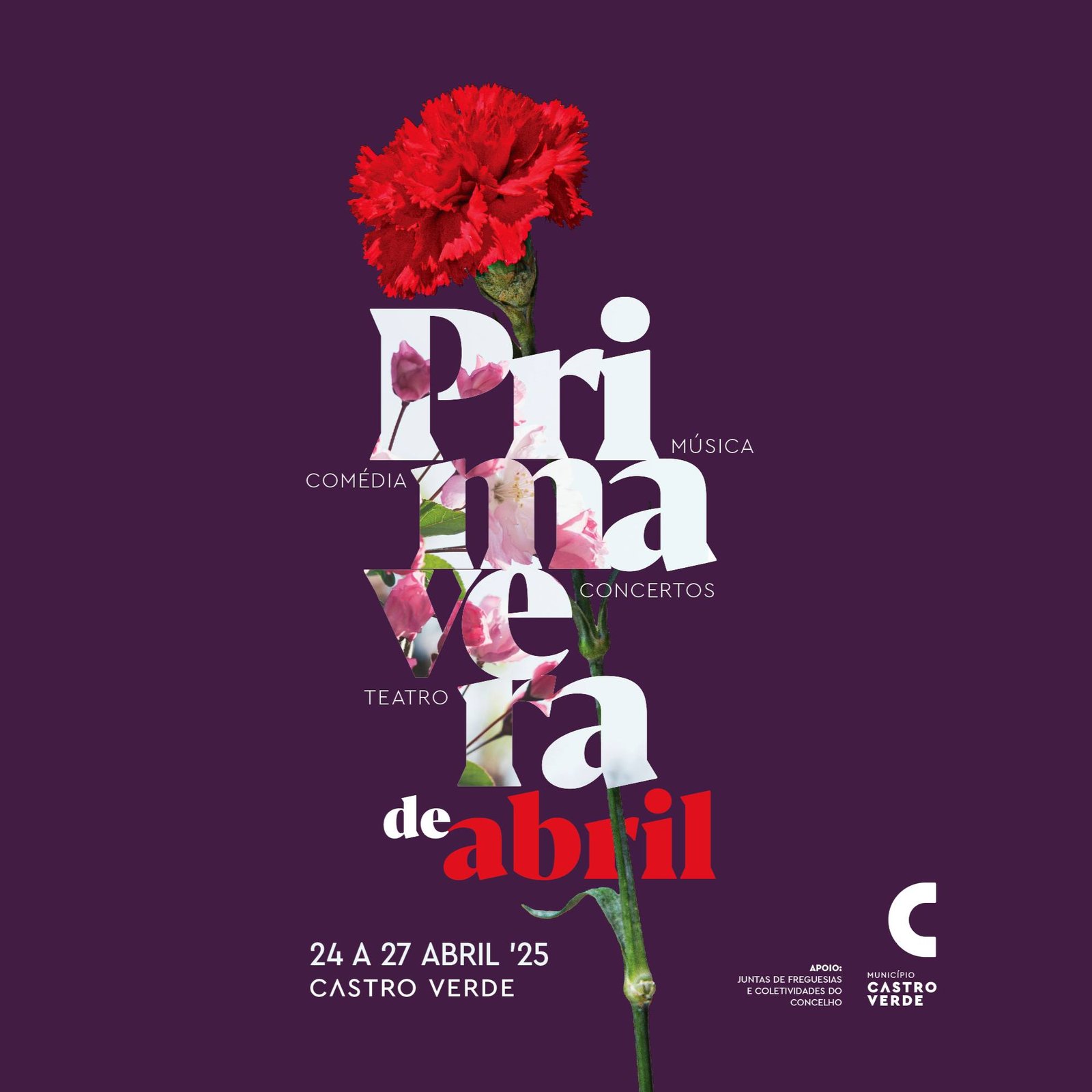 Festival “Primavera de Abril” decorre de 24 a 27 de Abril em Castro Verde