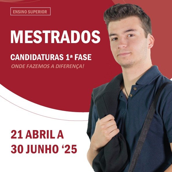 IPBeja abre a 1ª fase de candidaturas a mestrados na próxima segunda-feira
