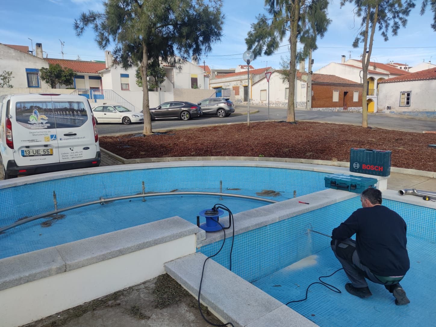Município de Aljustrel começou a empreitada de reabilitação do lago do Largo do Mineiro