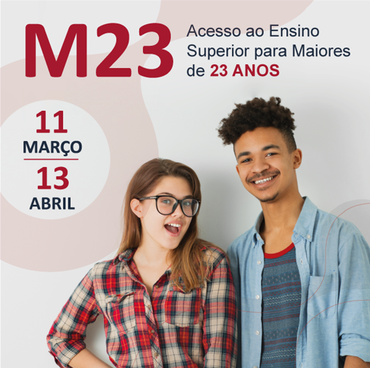 IPBeja tem a decorrer Inscrições para Candidaturas aos Maiores de 23 Anos até ao próximo dia 13