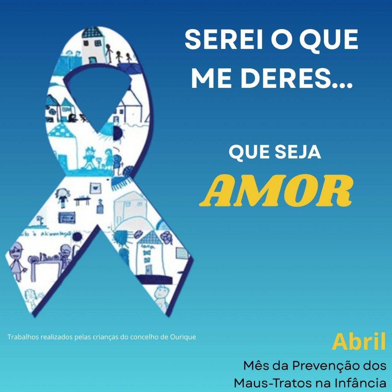 Ourique associa-se ao Mês da Prevenção dos Maus-Tratos na Infância