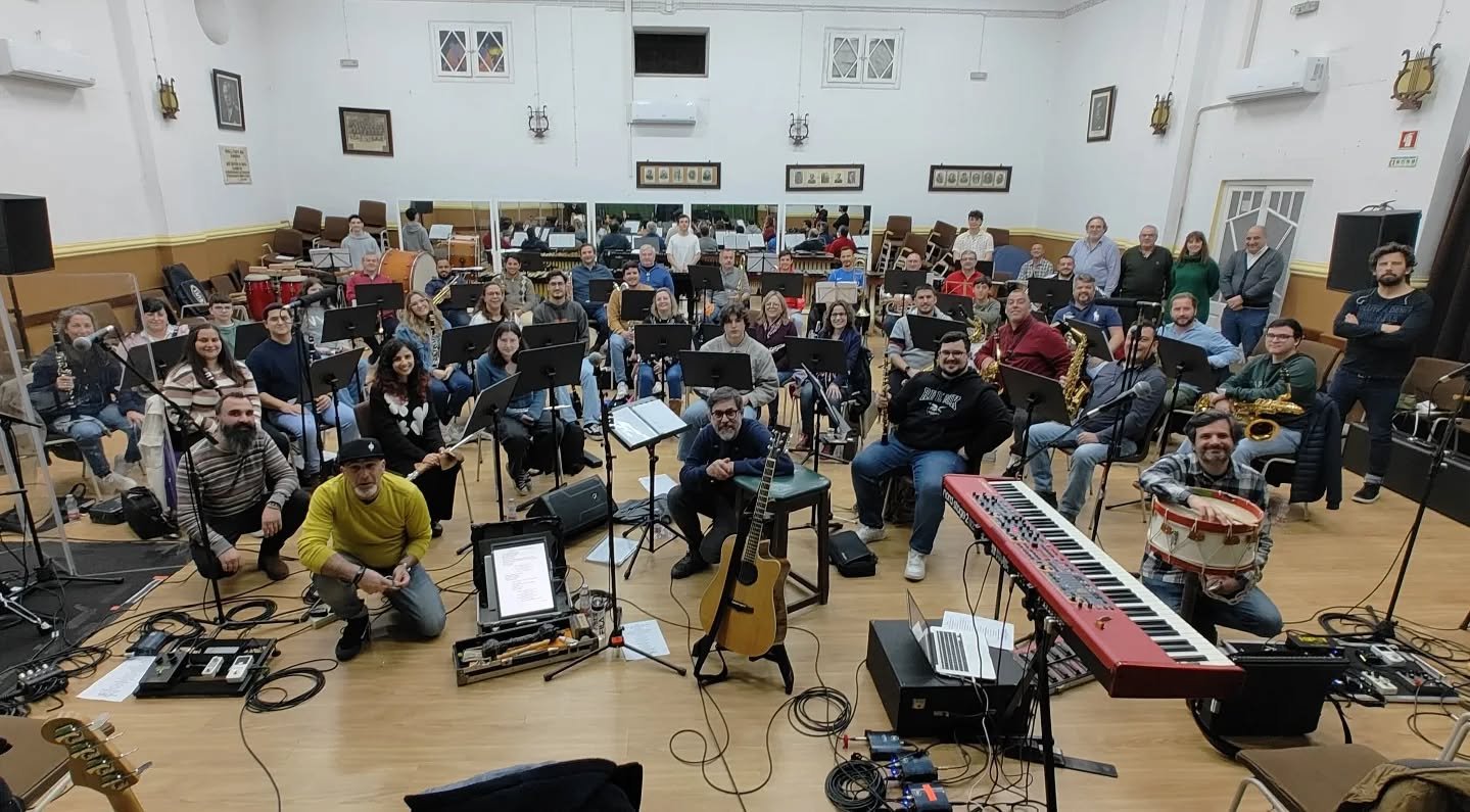 Quinta do Bill e Banda da Sociedade Filarmónica Capricho Bejense ensaiaram para espetáculo no 25 de Abril