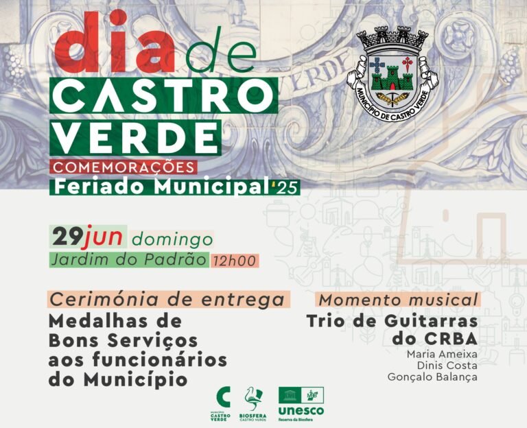 Castro Verde celebra amanhã o Dia de São Pedro com Feriado Municipal