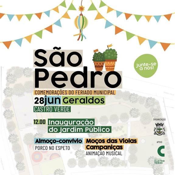 Castro Verde: É hoje inaugurado o novo Jardim Público dos Geraldos