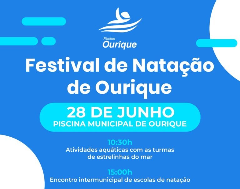 Ourique celebra este sábado a Natação e o Desporto Jovem em Festival na Piscina Municipal
