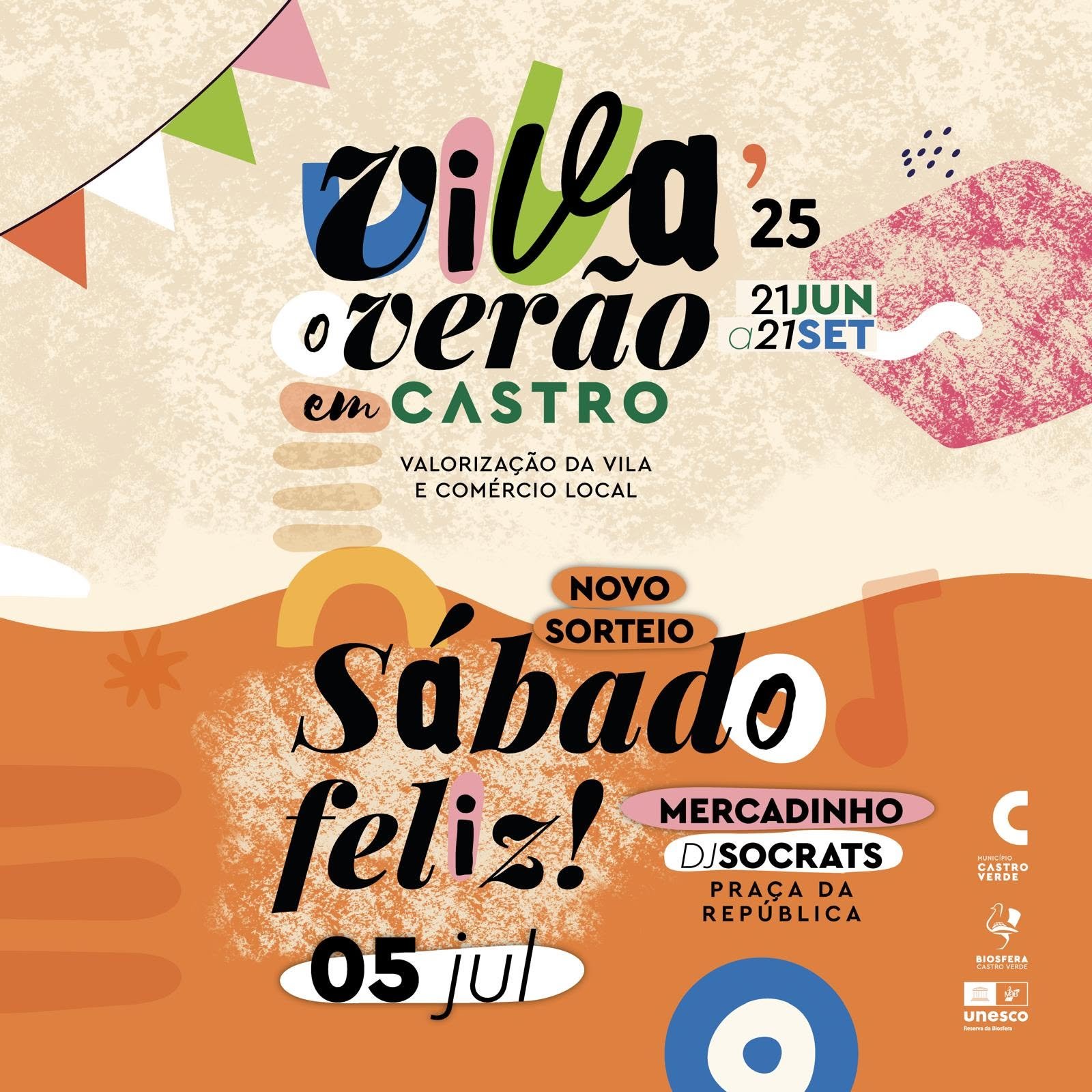 Castro Verde: “Viva o Verão em Castro!” tem hoje sorteios e Mercadinho