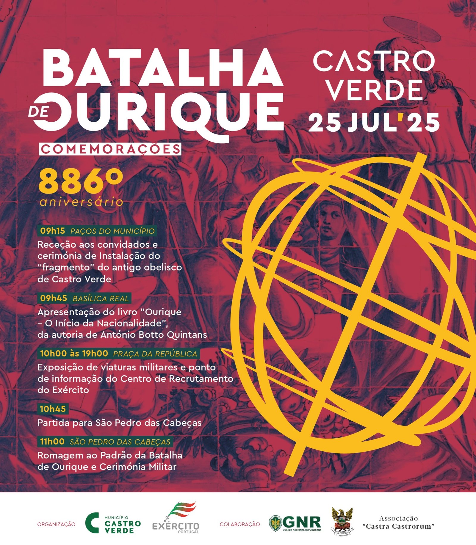 Castro Verde celebra nesta sexta-feira o aniversário da Batalha de Ourique