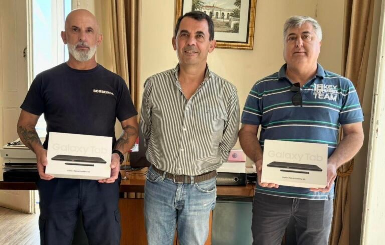 Bombeiros de Castro Verde receberam dois tablets no âmbito do projeto europeu RESIST