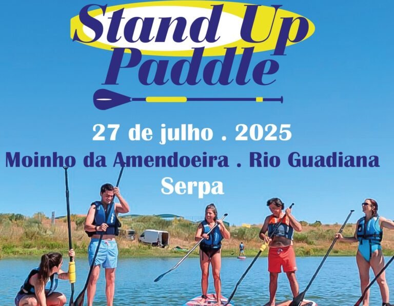 Stand Up Paddle Chega ao Rio Guadiana em Serpa no Dia 27 de Julho