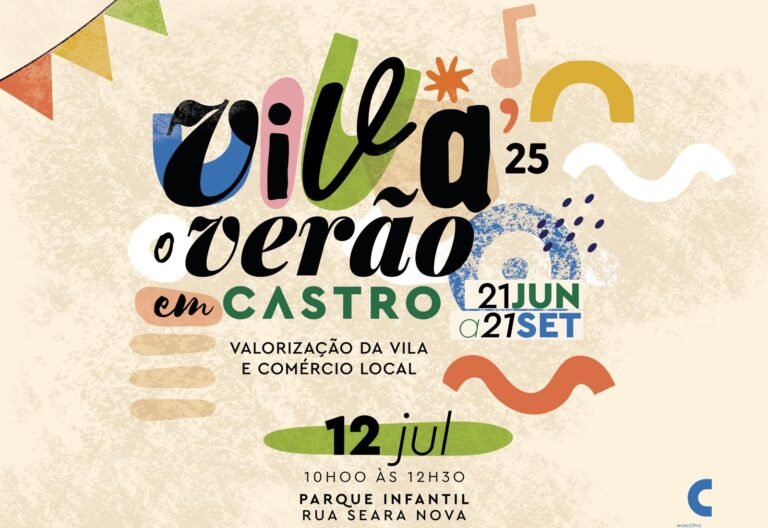 Castro Verde Celebra o Verão com “Parque Animado, Manhãs Encantadas” este sábado