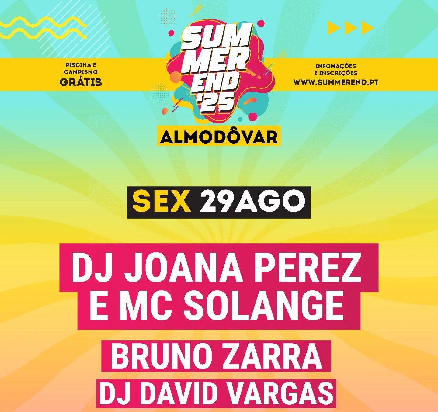 Festival “Summer End`25” começa esta sexta feira em Almodôvar