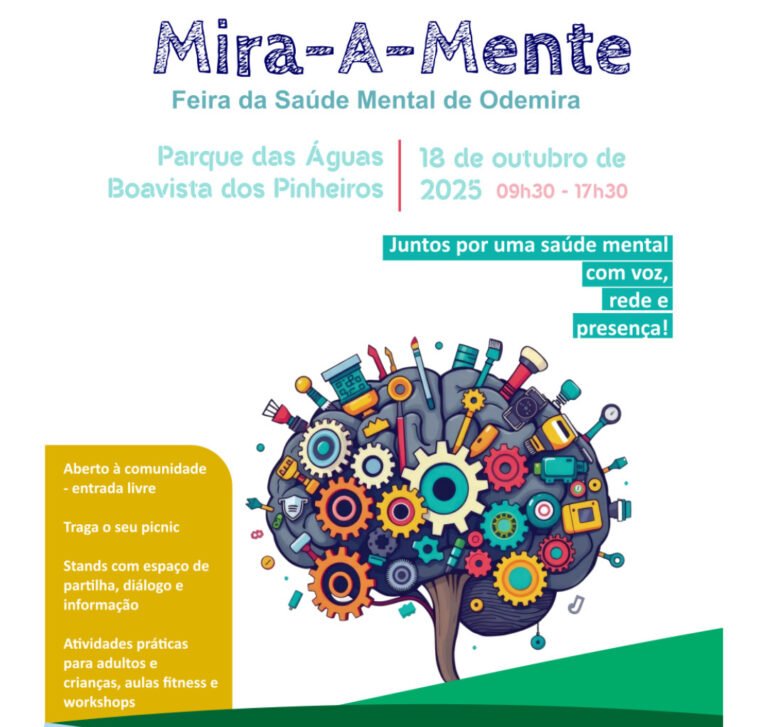 Feira de Saúde Mental “Mira-a-Mente” promove prevenção e sensibilização em Odemira